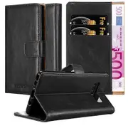 Protective case Samsung Galaxy NOTE 8 case - glossy surface and stand function WINE RED