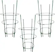 Tomato Plant Cage | Tomato Tower Cage Garden Trellis | 3X Tall Plant Support Stakes for Flowers Fruits Vegetables Vines, Cucumber Flower Stands