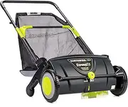 Earthwise LSW70021 21-Inch Width Leaf & Grass Push Lawn Sweeper, Black