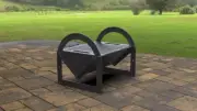 outdoor firepit grill bbq wood charcoal