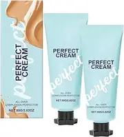All-Over Complexion Perfector, Concealer Hydrating Full Coverage Concealer, Lightweight & Waterproof, Long-Lasting CC Cream Foundation-80ml
