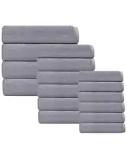 DePera Home Puresoft Set Of 16 Turkish Towels