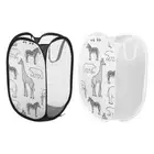 Home Storage Pop Up Open Laundry Baskets Dirty Sorting Mesh Laundry Hamper