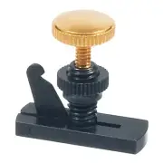 GOTZ E STRING ADJUSTER, BLACK/GOLD FOR VIOLINS (4 Units)