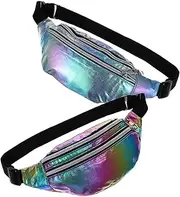 [WRITWAA] Multi-use Waist Belt Bag Crossbody Fanny Pack for Women Travel Belt Bag Cell Phone Compartment