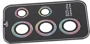 KITANDOVE Camera Lens Cover for S23 Ultra Tempered Glass Shiny Sparkly Protective Accessory
