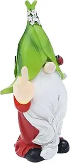 MERRYHAPY Garden Gnome Statue Solar Powered Light Decor for Lawn Garden and Patio Unique Sculpture with Craftsmanship for Relaxing Atmosphere