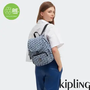 Kipling『猴子包』拉鍊掀蓋後背包-CITY PACK S(多款任選)