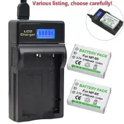 Battery or Charger for Fuji NP-95 FNP-95 BC-65N Ricoh DB-90 BJ-9 GXR Mount A12