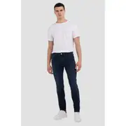 Replay Mens Straight Fit Jeans Grover Dark Blue