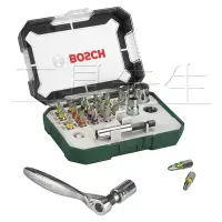 在飛比找Yahoo!奇摩拍賣優惠-含稅價【工具先生】德國 BOSCH 26件式 手動 電鑽起子