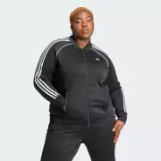 Size 4X- Adidas Originals Women’s Plus Size Superstar Track Top, Black.