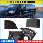 Fuel Filler Housing Door+Gas Cap Cover For Trim 15-23 Ford Transit 150 250 350 K