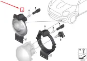 MINI COUNTRYMAN R60 Front Fog Light 9811755 63179811755 NEW GENUINE