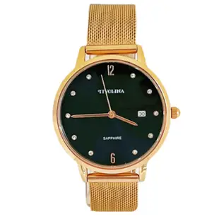 【TIVOLINA 小紅帽】美學喜好氣質鑲鑽女錶 MAG7006-GK 36mm 現代鐘錶
