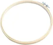 IWOWHERO 1pc DIY Bamboo Embroidery Hoop Kit Versatile Circle Frame for Cross Stitch Needlework for Sewing and Craft Decor Present for Beginners and DIY Lovers