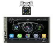 Double DIN Car Radio Stereo 7in Touch Screen FM For Apple CarPlay Android Auto