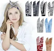 ONEYE Wire Headbands for Women Twist Bow Hairbands Fashion Bunny Ears Headwraps Hair Accessories for Sports