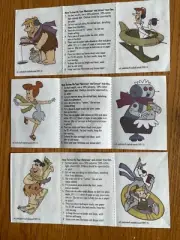Cereal Premium Iron-On Transfer Fred Barney FLINTSTONES JETSONS Hanna Barbera