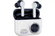 True Wireless Earbuds, OneOdio F2 Hi-Fi Stereo Headphones with Mics, Ergonomic Design, 48H Playtime, Portable Charging Case for Workout, Home, Office, Travel (F2-White1)