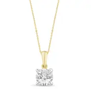 Bevilles 1.00ct Laboratory Grown Diamond Solitaire Necklace in 9kt Yellow Gold
