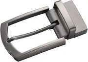 [ａ aternee] Reversible Belt Buckle for Mens, Metal for Jeans Formal Wear, DIY Apparel Pants