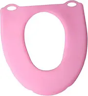 CLISPEED Silicone Folding Seat Comfortable Pillow Closestool Mat Thicken Pad Cold-Proof Cover Toilet Seat Accessory