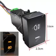 Push Button Fog Lights Switch For Honda w/LED Indicator Lights 4-Pole