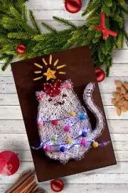 Abris Art Creative Kit/String Art Nice kitty ABC-022