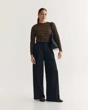 Camilla Printed Mesh Top