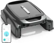 Solar Powered Pool Skimmer Robot with Dual Charging Modes, 20H Runtime, Automati