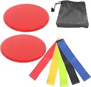 Fitness Sliding Discs Dual Sided Core Sliders for Workout, Pilates, Aerobics, Home and Gym Exercise