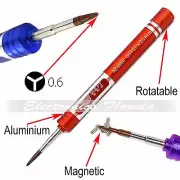Magnetic Screwdriver Y 0.6x25mm Tri-Point Wing Repair Tool for Iphone 7/7 Plus