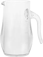 SHOWERORO Acrylic Wine Decanter Dispenser with Transparent Scale for Hotels Restaurants and Bars Enhance Wine Flavor and Aroma with Stylish