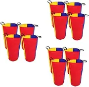 Totority 3sets Jumping Bag Robot Sack Race Jumping Sack Sports Bag Car Track Kit Cars Bouncy Entertainment Tool Outdoor Lawn Game Prop Cloth 4pcs*3