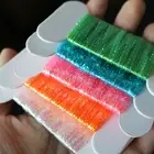 10pcs UV Pearl Flat Braided Lace Line Streamer Rib Saltwater Fly Tying Materials