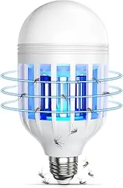 2-in-1 Bug Zapper Light Bulb, LED Mosquito Killer LampWhite