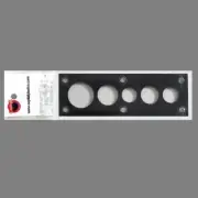 Capital Plastics Acrylic Coin Holder US No Dollar Proof/Mint Set Blank Black