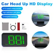 Car HUD Digital GPS Speedometer Universal Head Up HD Display LED Overspeed Alarm