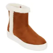 Arizona Women's Jolene Winter Boots Size 10 Med Cognac Color Flat Heel New