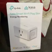 TP-Link Kasa Smart Wi-Fi Plug Slim - Energy Monitoring (KP125) Brand New