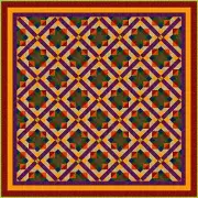 TUTTI FRUTTI - 95" x 95" - Quilt-Addicts Pre-cut Patchwork Quilt Kit Queen`