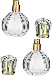 50ml Perfume Spray Bottles Refillable Glass Atomizers Mini Travel Perfume Sprayer Bottles Tight Seals