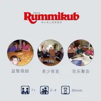 在飛比找Yahoo!奇摩拍賣優惠-現貨 卡牌正版Rummikub拉密桌游以色列麻將兒童益智拉密