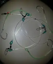 OFFSHORE RIG SAMSON FISH 250LB LUMO 3 DROPPER SWAPABLE 12/0 TUNA CIRCLE HOOKS