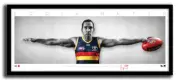 EDDIE BETTS MINI WINGS ADELAIDE CROWS FC AFL PRINT SIGNED FRAMED MEMORABILIA