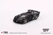 1:64 Bugatti Vision Gran Turismo -- Black -- Mini GT MGT00795