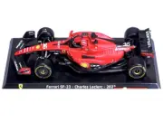 Model Car formula 1 F1 Scale 1:24 Burago Ferrari SF-23 Leclerc 2024 diecast