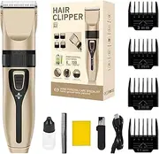 Professional Clippers and Trimmers Set - Rechargeable Beard Trimmer Electric Cordless,Professional Edgers Liners Grooming Kit Waterproof for Mustache, Body, Nose, Ear