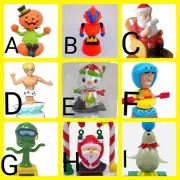 3-Choose Your Favorite 3 Solars-bobble Head Toys-Plus FREE Mustache Tattoo